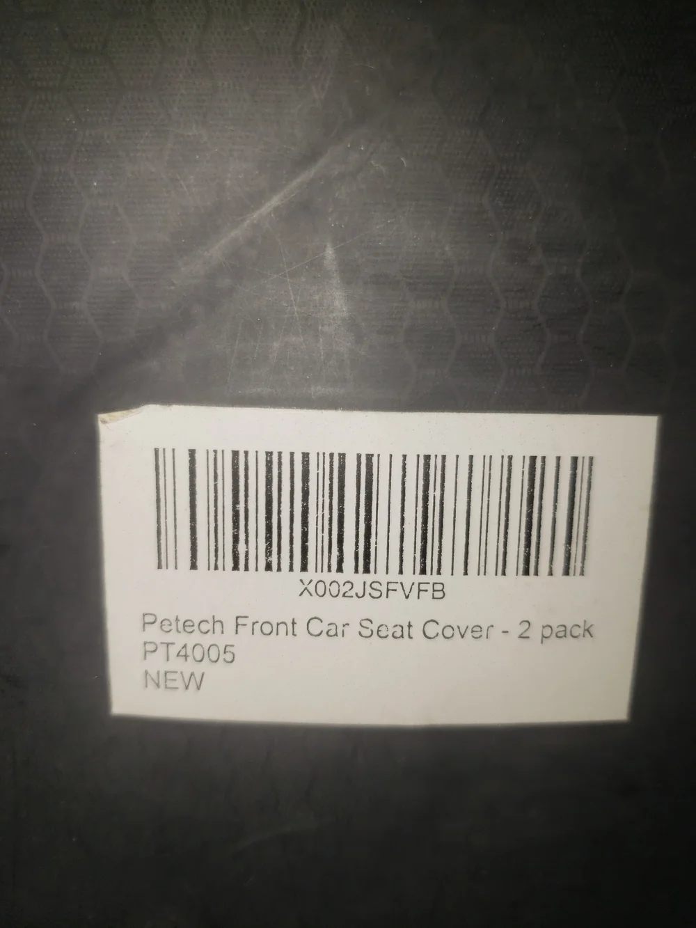 Black Quilted Front Car Seat Protectors - Premium Seat Covers